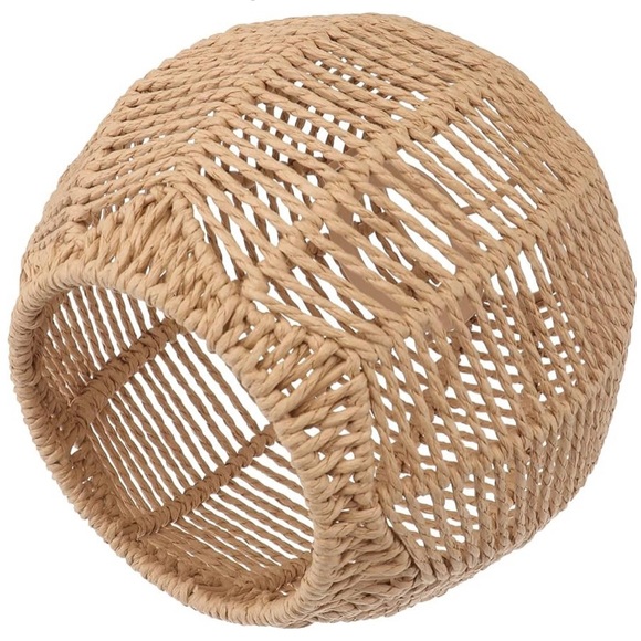Simulation Rattan Lamp Shade - Picture 10 of 13